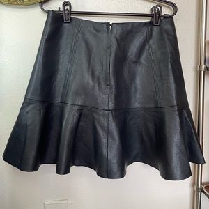 Bloomingdale’s leather skirt